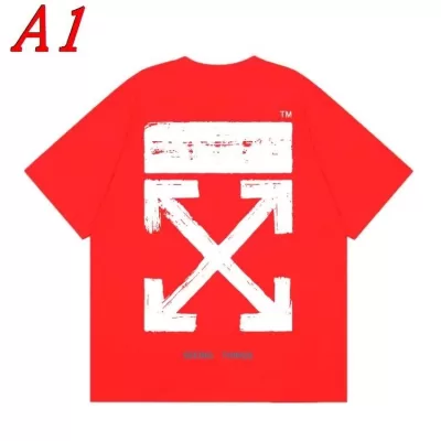 OFF-WHITEオフホワイト 2025新作   ラウンドネック 半袖Tシャツ   エキサイティング