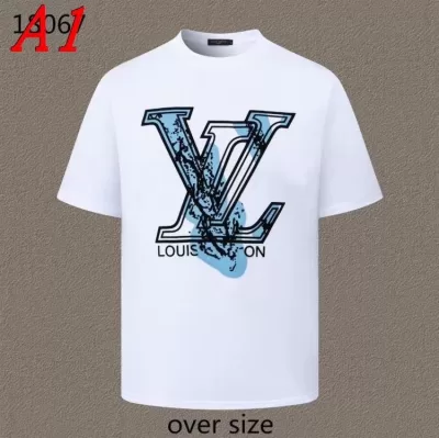 2025新作 LOUIS VUITTONルイヴィトン ラウンドネック 半袖Tシャツ エスニックモダン