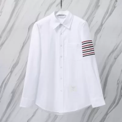 25新作 最新作 THOM BROWNE トムブラウン シャツ 0=S 1=M 2=L 3=XL 4=XXL
