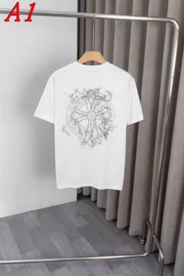 2025新作 CHROME HEARTSクロムハーツ ラウンドネック 半袖Tシャツ   エココンシャス