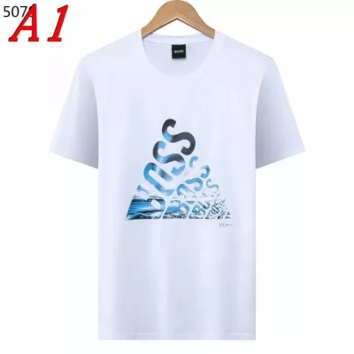 2025新作 HUGO BOSSヒューゴボス ラウンドネック 半袖Tシャツ カジュアル