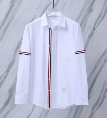 25新作 特別版 THOM BROWNE トムブラウン シャツ 0=S 1=M 2=L 3=XL 4=XXL