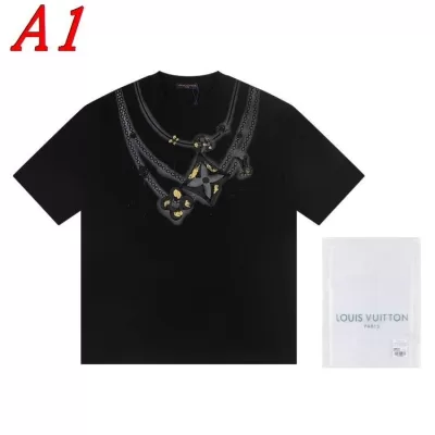 LOUIS VUITTONルイヴィトン 2025新作 クルーネック 半袖Tシャツ ナイト用
