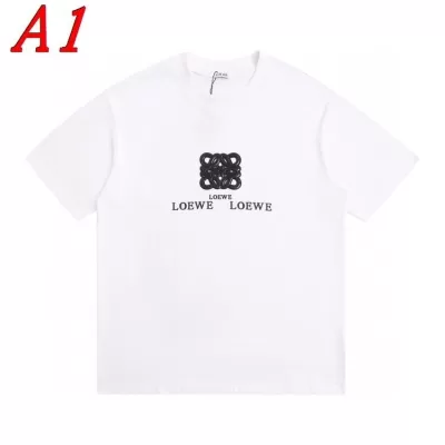 LOEWEロエベ 2025新作   ラウンドネック 半袖Tシャツ   スマート