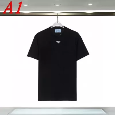 PRADAプラダ 2025新作 クルーネック 半袖Tシャツ エネルギッシュ
