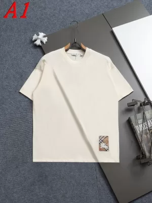 BURBERRYバーバリー 2025新作   ラウンドネック 半袖Tシャツ   エネルギッシュ