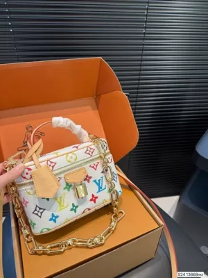2025 ナチュラル 化粧ポーチ LOUIS VUITTON ルイヴィトン 19CM