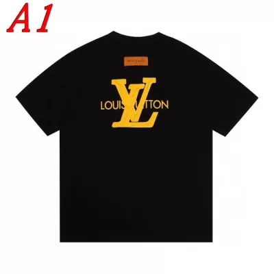 LOUIS VUITTONルイヴィトン 2025新作 ラウンドネック 半袖Tシャツ シンプル