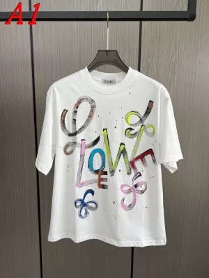 2025新作 LOEWEロエベ クルーネック 半袖Tシャツ エキサイティング