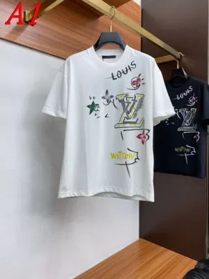 LOUIS VUITTONルイヴィトン 2025新作 クルーネック 半袖Tシャツ ユーモア