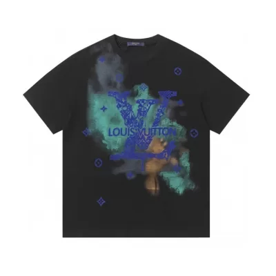 LOUIS VUITTONルイヴィトン 2025新作 ラウンドネック 半袖Tシャツ シンプル