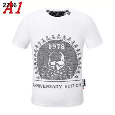 PHILIPP PLEINフィリッププレイン 2025新作   ラウンドネック 半袖Tシャツ   バイラル