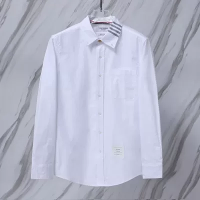 25新作 プレミアム THOM BROWNE トムブラウン シャツ 0=S 1=M 2=L 3=XL 4=XXL