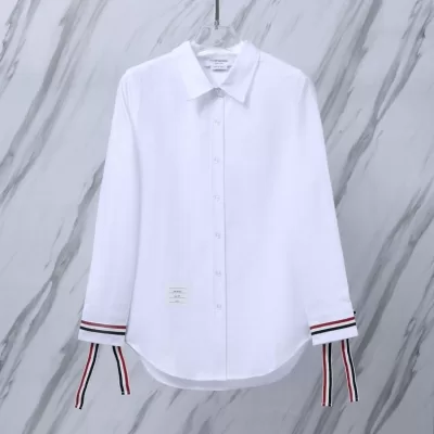 25新作 ハイエンド THOM BROWNE トムブラウン シャツ 0=S 1=M 2=L 3=XL 4=XXL