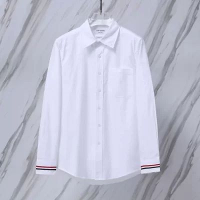 25新作 本格派 THOM BROWNE トムブラウン シャツ 0=S 1=M 2=L 3=XL 4=XXL