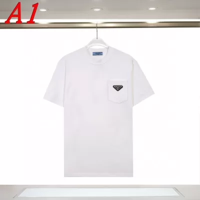 PRADAプラダ 2025新作 クルーネック 半袖Tシャツ グラフィック