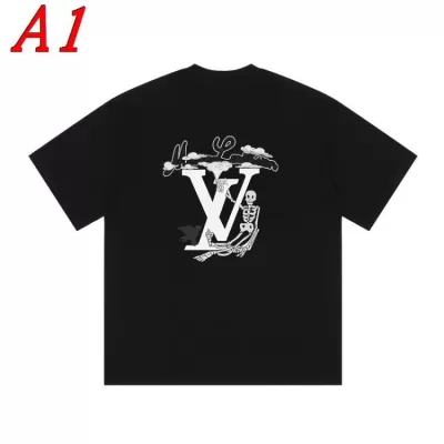 LOUIS VUITTONルイヴィトン 2025新作   ラウンドネック 半袖Tシャツ   スローライフ