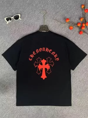 2025新作 CHROME HEARTSクロムハーツ クルーネック 半袖Tシャツ セレブ愛用