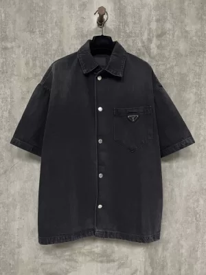 25新作 シンプル PRADA プラダ シャツ S M L XL