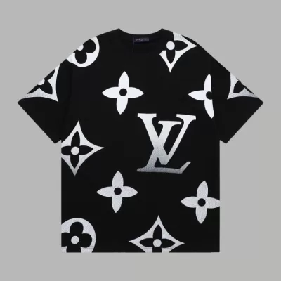 LOUIS VUITTONルイヴィトン 2025新作   ラウンドネック 半袖Tシャツ   リラックス