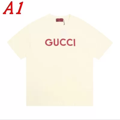 GUCCIグッチ 2025新作   ラウンドネック 半袖Tシャツ   ジェンダーレス