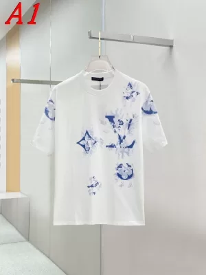 2025新作 LOUIS VUITTONルイヴィトン ラウンドネック 半袖Tシャツ ファストファッション