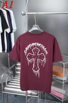 2025新作 CHROME HEARTSクロムハーツ ラウンドネック 半袖Tシャツ   デジタルプリント