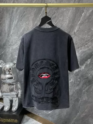 CHROME HEARTSクロムハーツ 2025新作   ラウンドネック 半袖Tシャツ   アメカジ