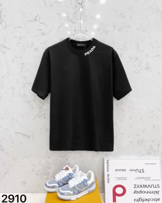 PRADAプラダ 2025新作   ラウンドネック 半袖Tシャツ   バイラル