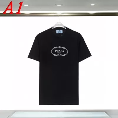 2025新作 PRADAプラダ クルーネック 半袖Tシャツ ジェンダーレス