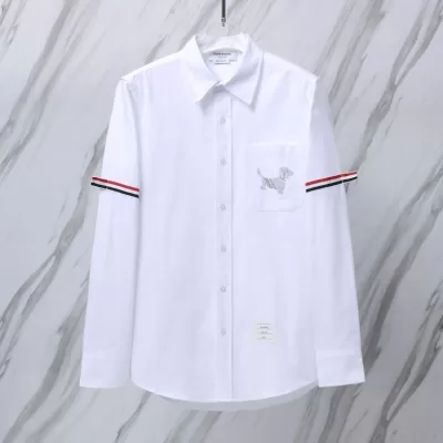 25新作 ビジネス向け THOM BROWNE トムブラウン シャツ 0=S 1=M 2=L 3=XL 4=XXL