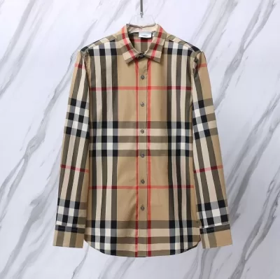 25新作 高級感 BURBERRY バーバリー シャツ 0=S 1=M 2=L 3=XL 4=XXL