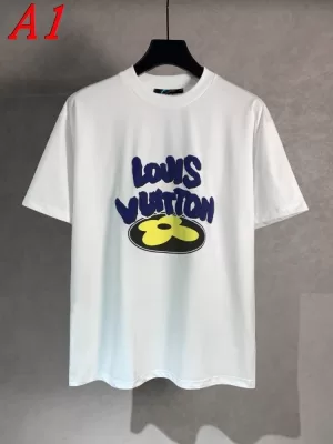 LOUIS VUITTONルイヴィトン 2025新作 クルーネック 半袖Tシャツ エネルギッシュ
