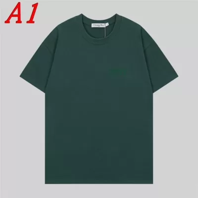 DIORディオール 2025新作 クルーネック 半袖Tシャツ エスニックモダン