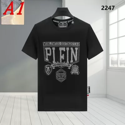 PHILIPP PLEINフィリッププレイン 2025新作   ラウンドネック 半袖Tシャツ   インスタ映え