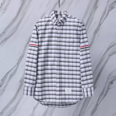 25新作  THOM BROWNE トムブラウン シャツ 0=S 1=M 2=L 3=XL 4=XXL