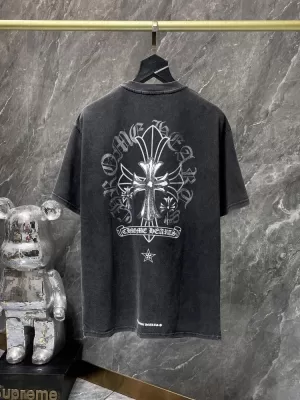 CHROME HEARTSクロムハーツ 2025新作   ラウンドネック 半袖Tシャツ   スポーティ