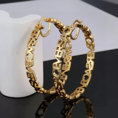ヴェルサーチ イヤリング 2025SS 摩擦で色落ちしない VERSACE