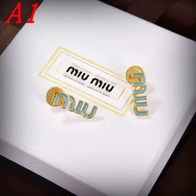 ミュウミュウ ピアス 2025SS 長期使用 MIU MIU