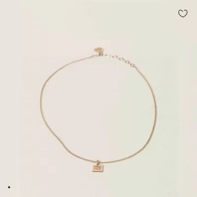 ミュウミュウ ネックレス 2025SS 極限環境テスト済み MIU MIU