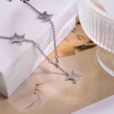セリーヌ ネックレス 2025SS 摩擦で色落ちしない CELINE
