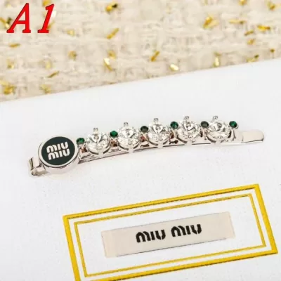 ミュウミュウ ヘアアクセサリー 2025SS 航空宇宙技術応用 MIU MIU