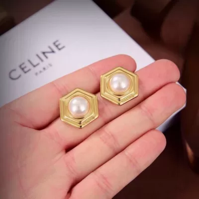 セリーヌ ピアス 2025SS 高級メッキ CELINE