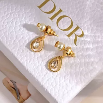 ディオール ピアス 2025SS 高級メッキ DIOR