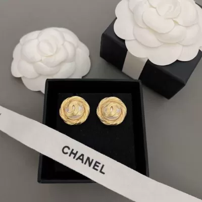 シャネル ピアス 2025SS 多层コーティング CHANEL