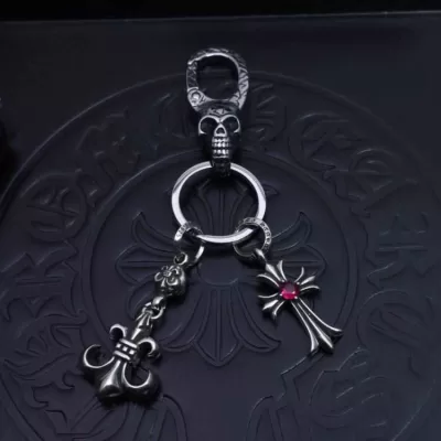 クロムハーツ キーホルダー 2025SS ひび割れ防止 CHROME HEARTS