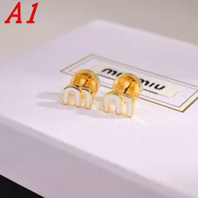 ミュウミュウ ピアス 2025SS カラーキープ MIU MIU