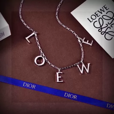 ロエベ ネックレス 2025SS 高級メッキ LOEWE