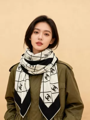 2025FW シャネル ショール リピーター 男女兼用