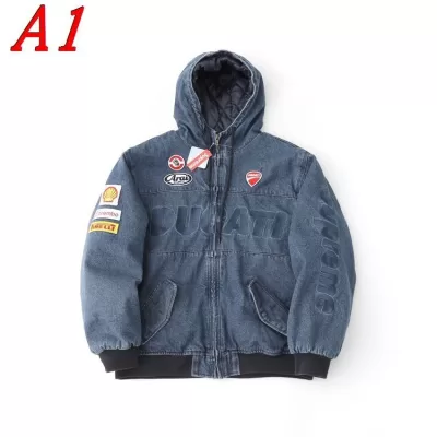 2026新品 SUPREME ダウンジャケット 男女兼用 スポーティ